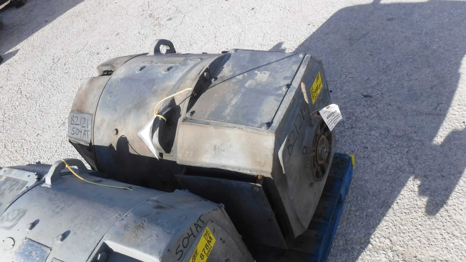 General Electric 75 HP 650/750 RPM 504AT DC Motors 82121